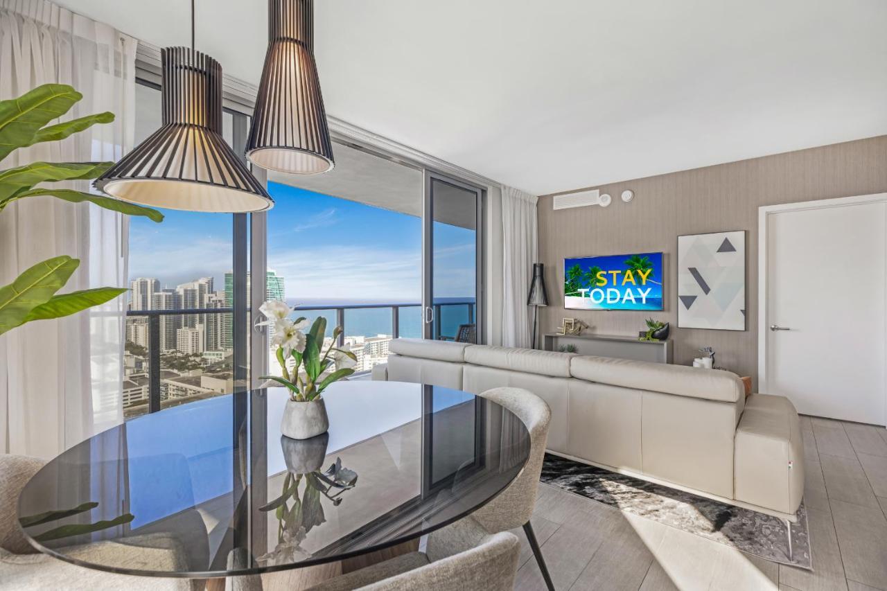 Hyde Beach House - Luxury 2-Bedroom - Gorgeous View - Resort Amenities - Rooftop Pool - Hot Tub - Tennis Court - Minutes To The Ocean Hollywood Luaran gambar