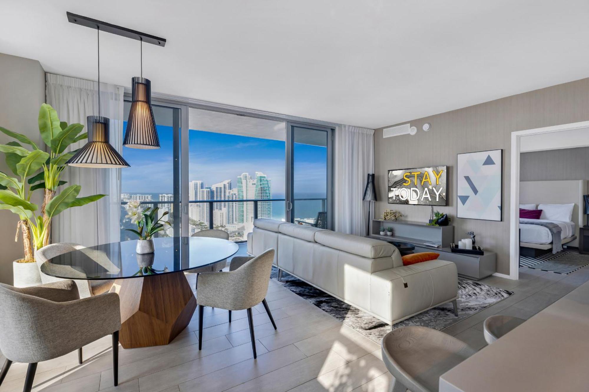 Hyde Beach House - Luxury 2-Bedroom - Gorgeous View - Resort Amenities - Rooftop Pool - Hot Tub - Tennis Court - Minutes To The Ocean Hollywood Luaran gambar